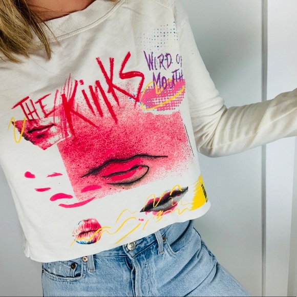 Chaser Tops - Chaser the kinks concert band graphic sweatshirt